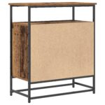 vidaXL Servírovacia skriňa Staré drevo 69 x 35 x 80 cm – Obrázok 8