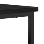 vidaXL Komoda Čierny Dub 69x35x80 cm Zložené Drevo a Oceľ – Obrázok 9