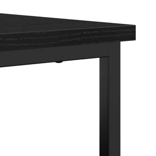 862981_9.jpg vidaXL Komoda Čierny Dub 69x35x80 cm Zložené Drevo a Oceľ – Obrázok 9