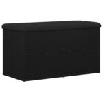 vidaXL Úložná lavička Čierny dub 82 x 42 x 45 cm Kompozitné drevo – Obrázok 2