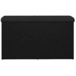 vidaXL Úložná lavička Čierny dub 82 x 42 x 45 cm Kompozitné drevo – Obrázok 6
