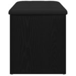 vidaXL Úložná lavička Čierny dub 82 x 42 x 45 cm Kompozitné drevo – Obrázok 7