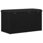 vidaXL Úložná lavička Čierny dub 82 x 42 x 45 cm Kompozitné drevo – Obrázok 8