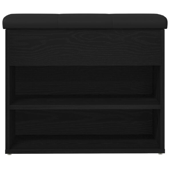 862990_6.jpg vidaXL Úložná lavička Čierna Dub 60x30x48 cm Syntetické drevo – Obrázok 6