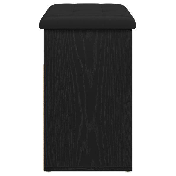862990_7.jpg vidaXL Úložná lavička Čierna Dub 60x30x48 cm Syntetické drevo – Obrázok 7