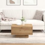 vidaXL Konferenčný stolík Remeselný dub 55 x 55 x 31 cm – Obrázok 4