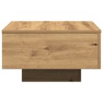 vidaXL Konferenčný stolík Remeselný dub 55 x 55 x 31 cm – Obrázok 7