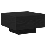 vidaXL Stôl do obývačky Čierna Dub 55x55x31 cm Kompozitné drevo – Obrázok 2