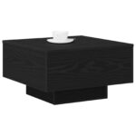 vidaXL Stôl do obývačky Čierna Dub 55x55x31 cm Kompozitné drevo – Obrázok 3