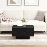 vidaXL Konferenčný stolík Čierny dub 55 x 55 x 31 cm – Obrázok 4