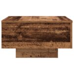 vidaXL Konferenčný stolík Staré drevo 55 x 55 x 31 cm Kompozitné drevo – Obrázok 7