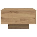 vidaXL Konferenčný stolík Remeselný dub 55 x 55 x 31 cm – Obrázok 6
