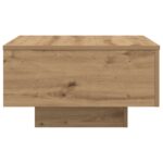 vidaXL Konferenčný stolík Remeselný dub 55 x 55 x 31 cm – Obrázok 7