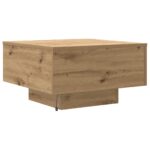 vidaXL Konferenčný stolík Remeselný dub 55 x 55 x 31 cm – Obrázok 8