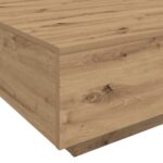vidaXL Konferenčný stolík Remeselný dub 55 x 55 x 31 cm – Obrázok 9