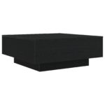 vidaXL Konferenčný stolík Čierny dub 80 x 80 x 31 cm Kompozitné drevo – Obrázok 5