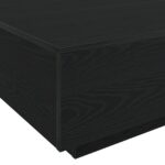 vidaXL Konferenčný stolík Čierny dub 80 x 80 x 31 cm Kompozitné drevo – Obrázok 9