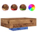 vidaXL Konferenčný stolík Staré drevo 85 x 55 x 31 cm Kompozitné drevo – Obrázok 4
