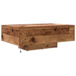 vidaXL Konferenčný stolík Staré drevo 85 x 55 x 31 cm Kompozitné drevo – Obrázok 8