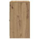 vidaXL LED komoda Remeselný dub 41 x 37 x 67 cm Kompozitné drevo – Obrázok 7
