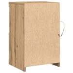 vidaXL LED komoda Remeselný dub 41 x 37 x 67 cm Kompozitné drevo – Obrázok 8