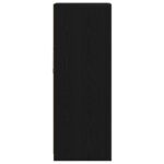 vidaXL Zásuvka s LED svetlami Čierny dub 41x37x100 cm – Obrázok 7