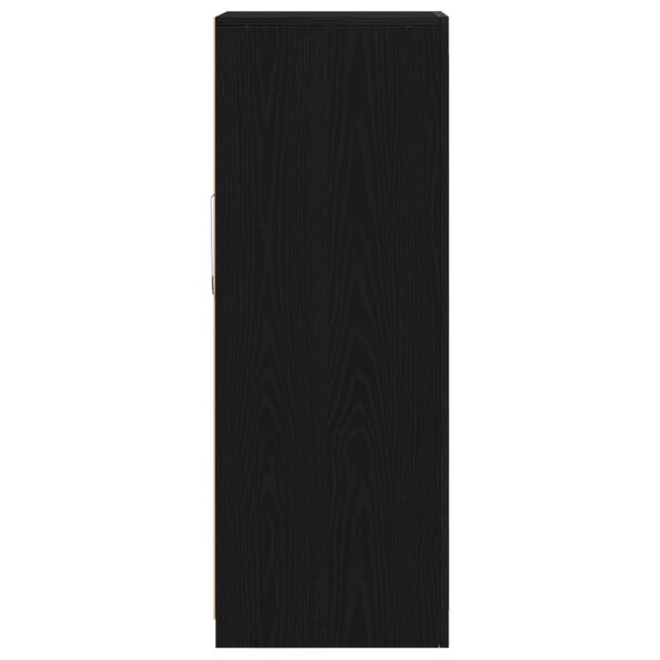 vidaXL Zásuvka s LED svetlami Čierny dub 41x37x100 cm – Obrázok 7