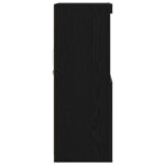 vidaXL Komoda s LED svetlami Čierny dub 60x37x100 cm – Obrázok 7