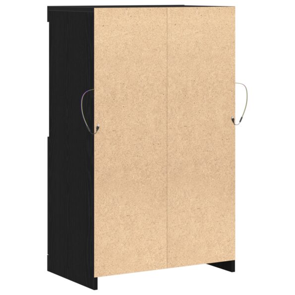 863035_8.jpg vidaXL Komoda s LED svetlami Čierny dub 60x37x100 cm – Obrázok 8