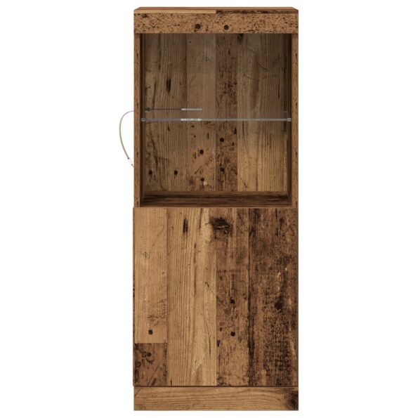 863039_5.jpg vidaXL Komoda s LED osvetlením, staré drevo 41x37x100 cm – Obrázok 5