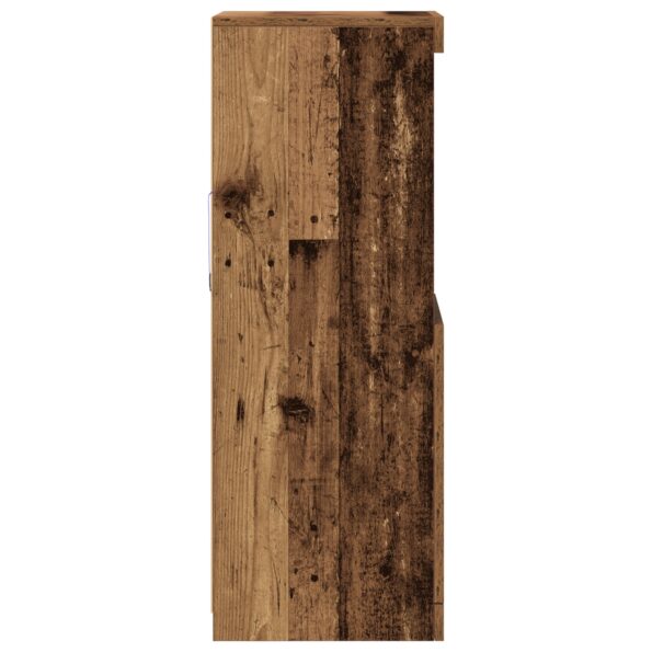 863039_7.jpg vidaXL Komoda s LED osvetlením, staré drevo 41x37x100 cm – Obrázok 7