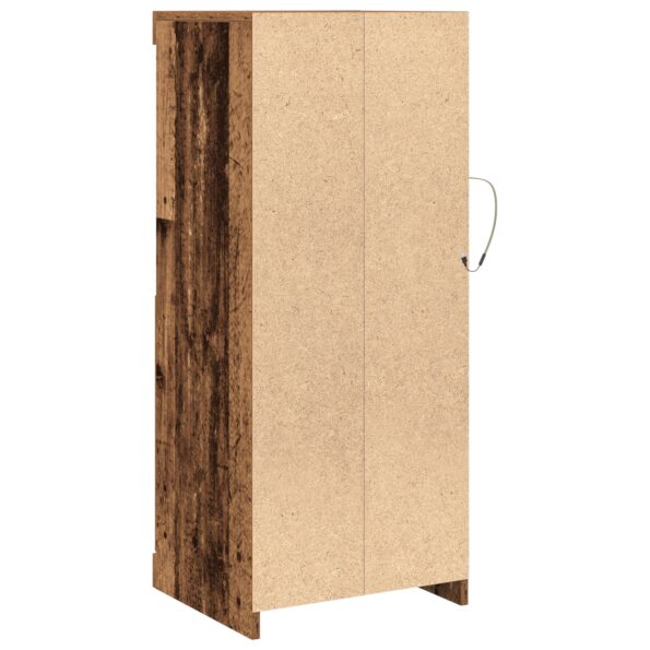 863039_8.jpg vidaXL Komoda s LED osvetlením, staré drevo 41x37x100 cm – Obrázok 8