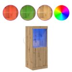 vidaXL LED komoda Remeselný dub 41 x 37 x 100 cm Kompozitné drevo – Obrázok 4