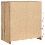 vidaXL LED komoda Remeselný dub 60,5 x 37 x 67 cm Kompozitné drevo – Obrázok 7