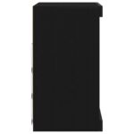 vidaXL Komoda s LED svetlami Čierny dub 60,5x37x67 cm – Obrázok 6