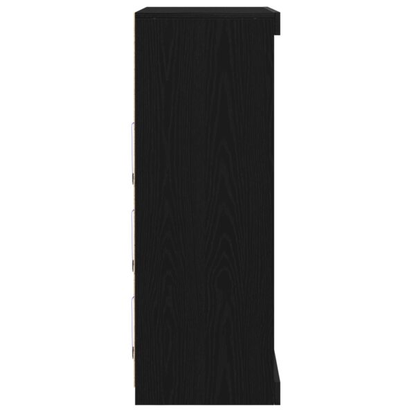 863050_6.jpg vidaXL Komoda s LED osvetlením čierny dub 41x37x100 cm – Obrázok 6