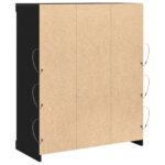 vidaXL Komoda s LED osvetlením čierny dub 41x37x100 cm – Obrázok 7