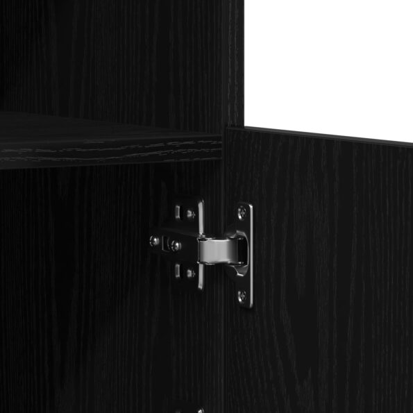 863050_9.jpg vidaXL Komoda s LED osvetlením čierny dub 41x37x100 cm – Obrázok 9