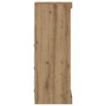 vidaXL Komoda s LED osvetlením, umelý dub, 41x37x100 cm – Obrázok 6