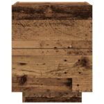 vidaXL Nočný stolík Staré drevo 45 x 40 x 55 cm Kompozitné drevo – Obrázok 6