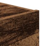 vidaXL Nočné stolíky s LED svetlami 2 ks Staré drevo 45x40x55 cm – Obrázok 13