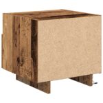 vidaXL Nočný stolík 2 pcs Staré drevo 40 x 39 x 37 cm Kompozitné drevo – Obrázok 10