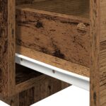 vidaXL Nočný stolík 2 pcs Staré drevo 40 x 39 x 37 cm Kompozitné drevo – Obrázok 11