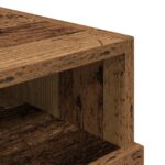 vidaXL Nočný stolík 2 pcs Staré drevo 40 x 39 x 37 cm Kompozitné drevo – Obrázok 13