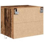 vidaXL Nočný stolík Staré drevo 50 x 39 x 41 cm Kompozitné drevo – Obrázok 8