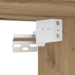 vidaXL Nočný stolík Remeselný dub 50 x 39 x 41 cm Kompozitné drevo – Obrázok 9