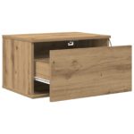 vidaXL Nástenná nočná skrinka Remeselný dub 50 x 36 x 30 cm – Obrázok 5