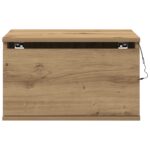 vidaXL Nástenná nočná skrinka Remeselný dub 50 x 36 x 30 cm – Obrázok 6