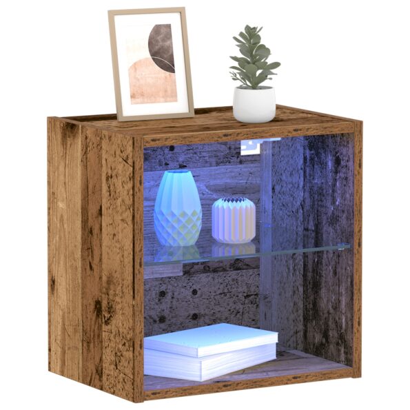 863090_3.jpg vidaXL Floating Shelf Staré Dřevo 40x28,5x40 cm Zmontované Dřevo – Obrázok 3