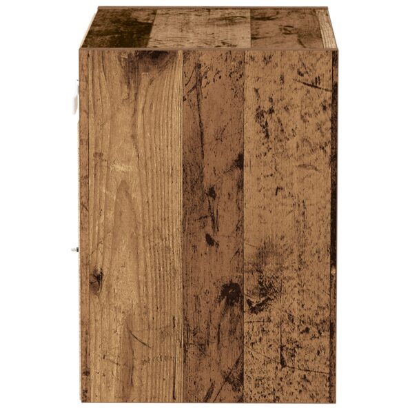 863090_6.jpg vidaXL Floating Shelf Staré Dřevo 40x28,5x40 cm Zmontované Dřevo – Obrázok 6